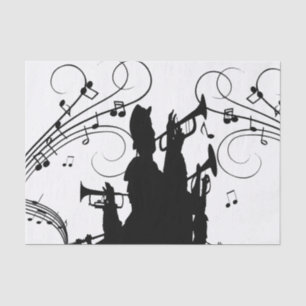 Horn Section Trumpet Jazz Music Tissue Paper