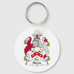 Horne Family Crest Key Ring