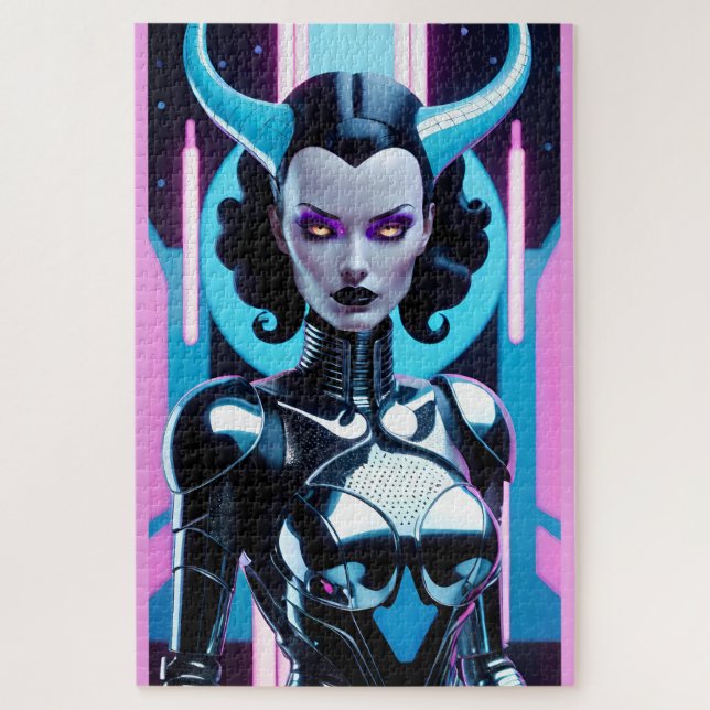 Horned Dilemma of Her Desires Jigsaw Puzzle (Vertical)