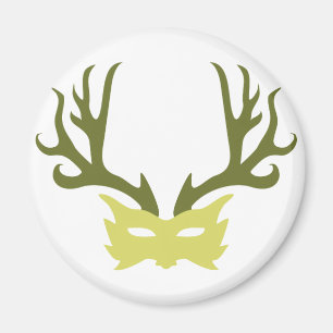Horned God Mask Magnet