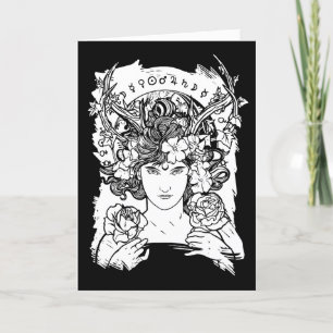 Horned Goddess, All Occasions Card