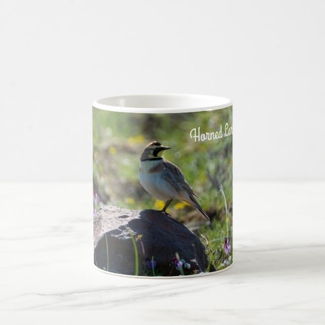 Horned Lark Coffee Mug (Center)