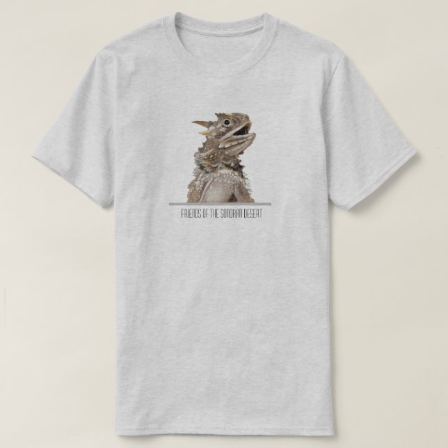 Horned Lizard T-Shirt (Design Front)