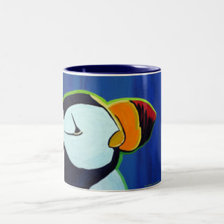 Horned Puffin mug