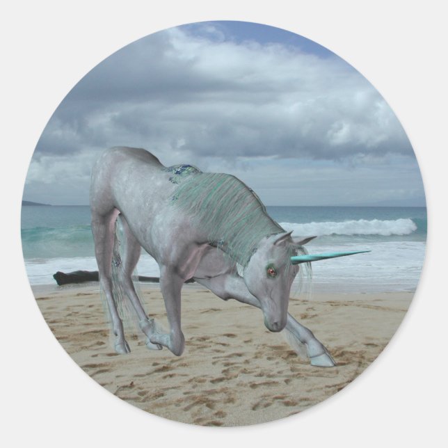 Horned Unicorn Stickers (Front)