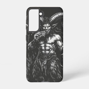 Horned Winter Satyr — by BurnsInHell Samsung Galaxy Case