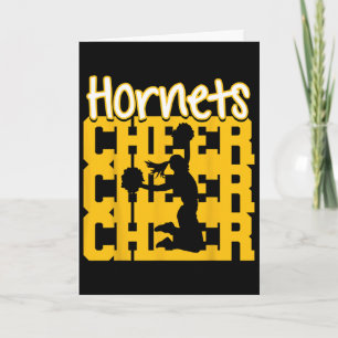 Hornets Cheer Ck To School Cheerleading Spirit Gy Card