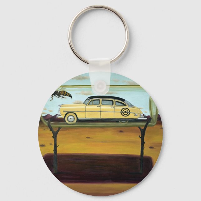 Hornets In A Bottle Key Ring (Front)
