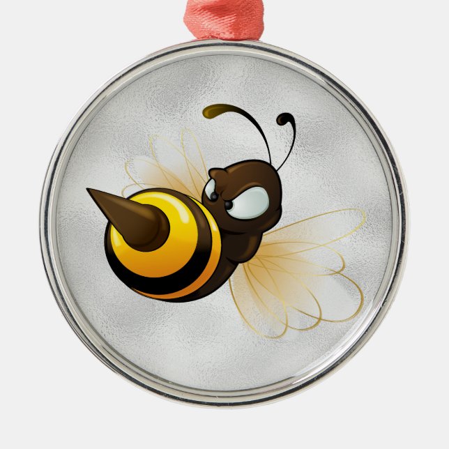 Hornets Mascot Ornament (Front)