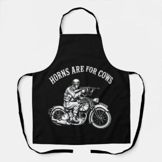 Horns Are For Cows Apron