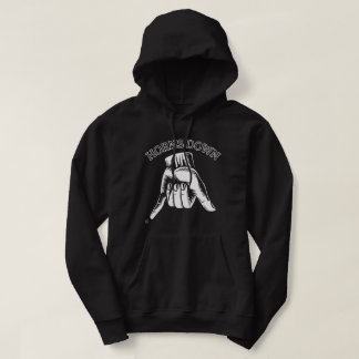"HORNS DOWN" funny       Hoodie