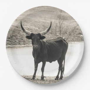 Horns Paper Plate