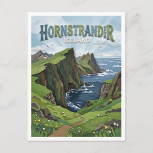 Hornstrandir Ísafjörður Iceland Postcard