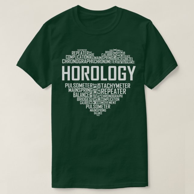 Horology Heart T-Shirt (Design Front)