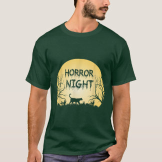 Horor Night Halloween  T-Shirt