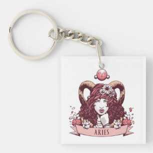 Horoscope - ARIES Key Ring