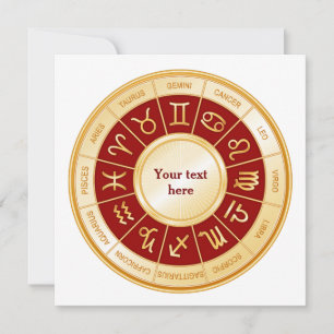 Horoscope Mandala Invitation