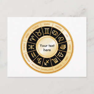 Horoscope Mandala Postcard