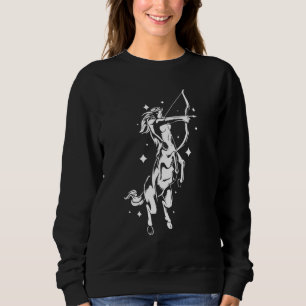 Horoscope Sagittarius Centaur Girl Sweatshirt