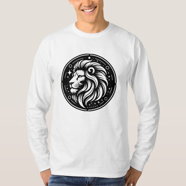 Horoscope Sign Leo Lion Symbol  T-Shirt (Front)
