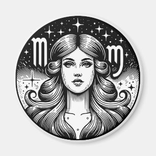 Horoscope Sign Virgo Symbol   Magnet