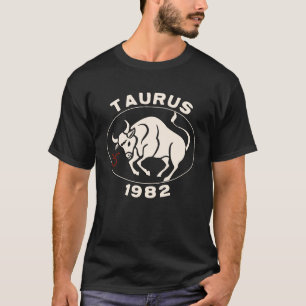 Horoscope Zodiac Sign Bull Taurus 1982 T-Shirt