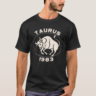 Horoscope Zodiac Sign Bull Taurus 1983 T-Shirt