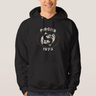 Horoscope Zodiac Sign Fish Pisces 1975 Hoodie