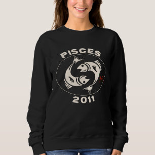 Horoscope Zodiac Sign Fish Pisces 2011 Sweatshirt