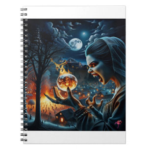 Horrible night & witch  notebook