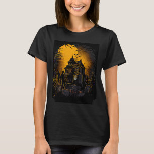Horrific Halloween Nightmare Scene T-Shirt