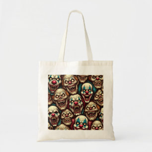 Horrifying Clowns Halloween Tote Bag