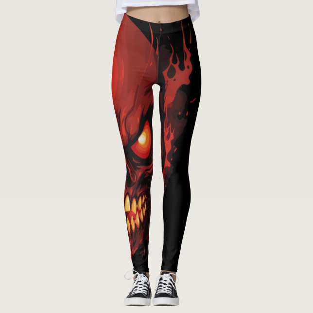 Horrifying Hollow Leggings (Front)