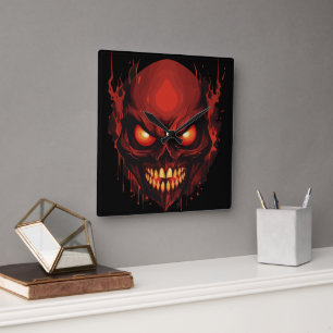 Horrifying Hollow Square Wall Clock