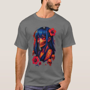 Horror Anime Manga Japan Japanese Creepy Kawaii Go T-Shirt