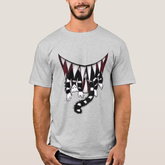 Horror art evil monster Halloween T-Shirt (Front)