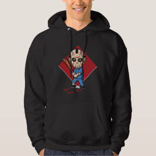 Horror Baseball Player Hoodie