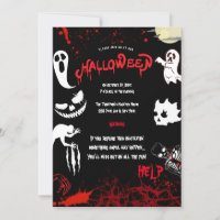 Horror Blood & Bats Halloween Party