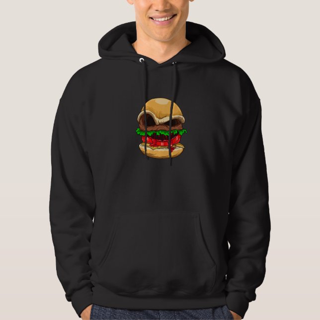 Horror Burger Zombie Burger Hoodie (Front)