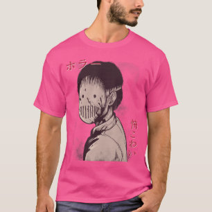Horror Comic Fan Japanese Horror Manga Fear Creepy T-Shirt