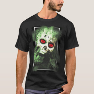 Horror Demon Zombie Satanism Dark Art T-Shirt