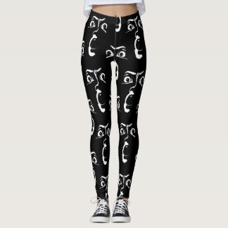 horror face leggings