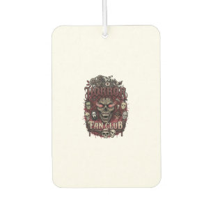Horror Fan Club Halloween Demon Face Skulls Film R Car Air Freshener