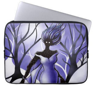 Horror Fantasy Art Witch Laptop Sleeve