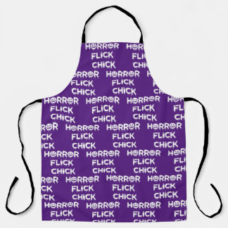Horror Flick Chick White Version Apron