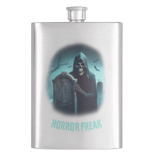 Horror Freak Reaper Hip Flask