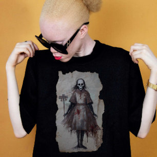 Horror Geschenk Zombie Goth Gothic Vodoo Puppe T-Shirt