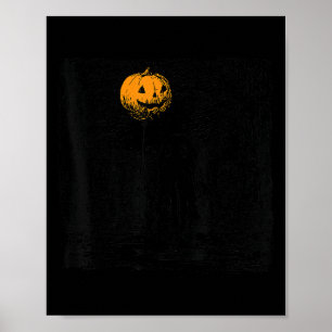 Horror Ghost Halloween Soky Season Pumpkin Sce Men Poster