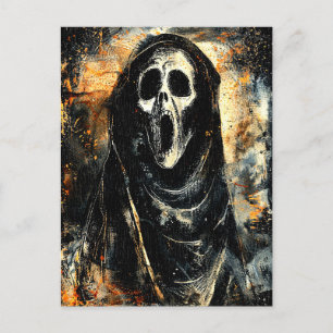 Horror Halloween Scream Spooky Season Postcard