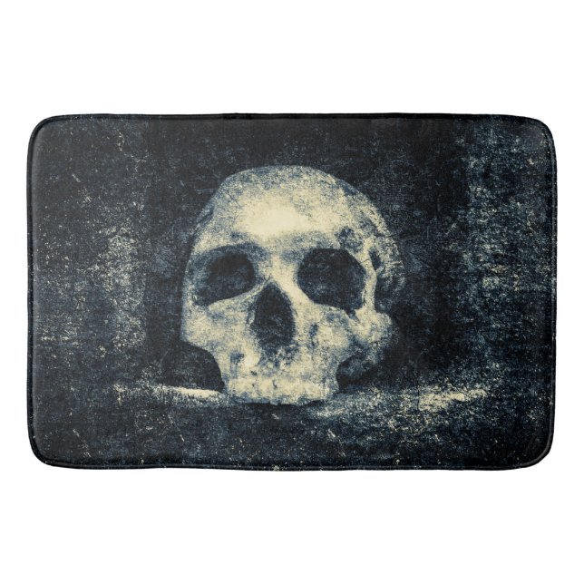 Horror Halloween Skull Bath Mat (Front)
